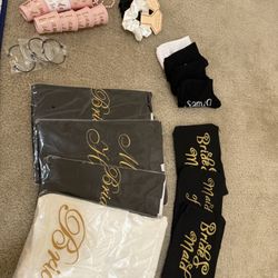 Wedding, Bride And Bridesmaids Cute Set 