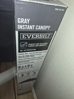 Eight by eight gray ever built canopy