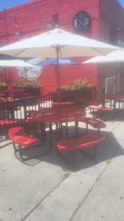 Mesas de patio para restaurante