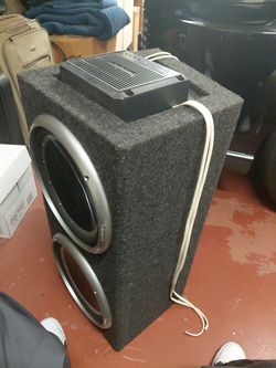 Rockford fosgate punch p1  12 inch with o rime amplifier