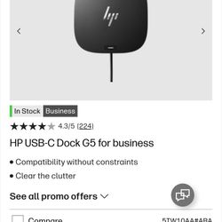USB-C Dock G5 For Business HP 