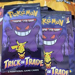 93 Packs Pokemon Trick Or Trade Booster Packs