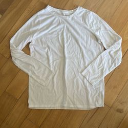 5 XL girls 14-16 white long sleeve thermals