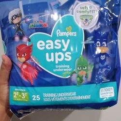 Pampers Easy Ups Training Underwear  Size 2-3 $6 Each 