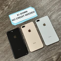 Apple IPhone 8 Plus Unlocked -  PAYMENTS AVAILABLE LOW AS $1 DOWN  - NO CREDIT NEEDED