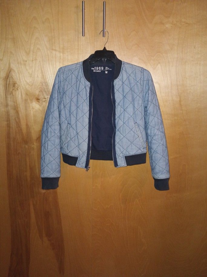 Quilted Bomber Jacket