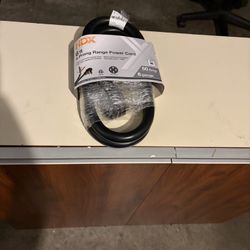 HDX 6 ft 4-Prong Range Power Cord, 50 Amp, 6 Gauge, Black, Range