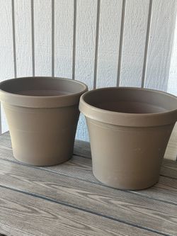Two flowers pots $25 for both