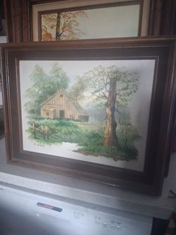 Vintage oil painting