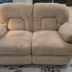 Beige Couch Loveseat