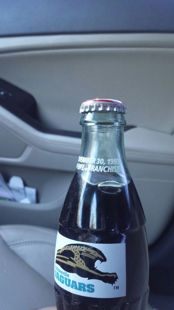 Classic coke glass bottle from 1993 never opened