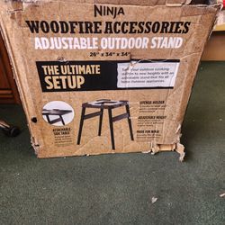 New In  Open box - Ninja Woodfire Accessories Adjustable Outdoor Stand