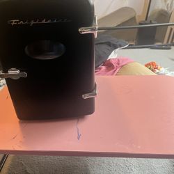 Soda Mini Fridge And Laptop Desk
