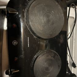 GE double burner hot plate