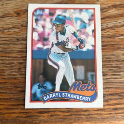 1989 Topps Darryl Strawberry 