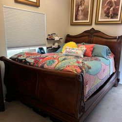 $600 O.B.O. Universal Wood Bed Frame