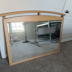 Twin Bed Frame And Mirror (Ethan Allen)