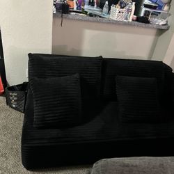 Black Floor Couch