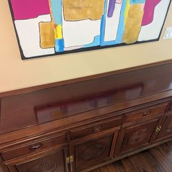 Grand Dark Cherry Rosewood Sideboard