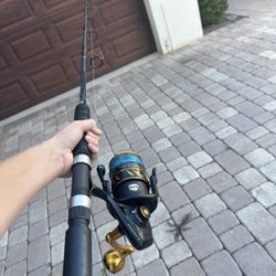 Penn slammer 7500 for trades or pay. 600$ if you want the rod and reel