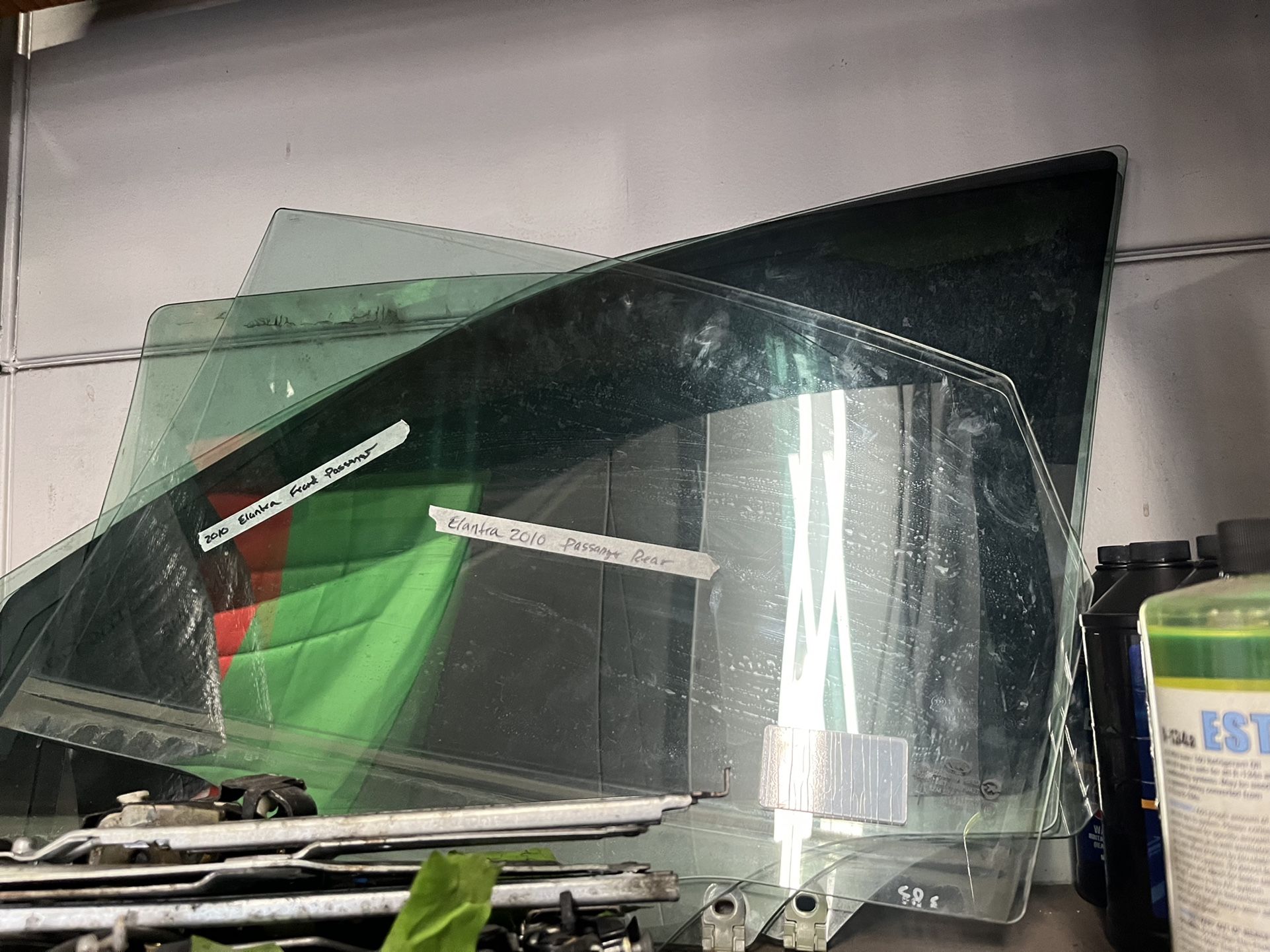 Windows Glass Passenger Front And Rear 2010 Hyundai Elantra