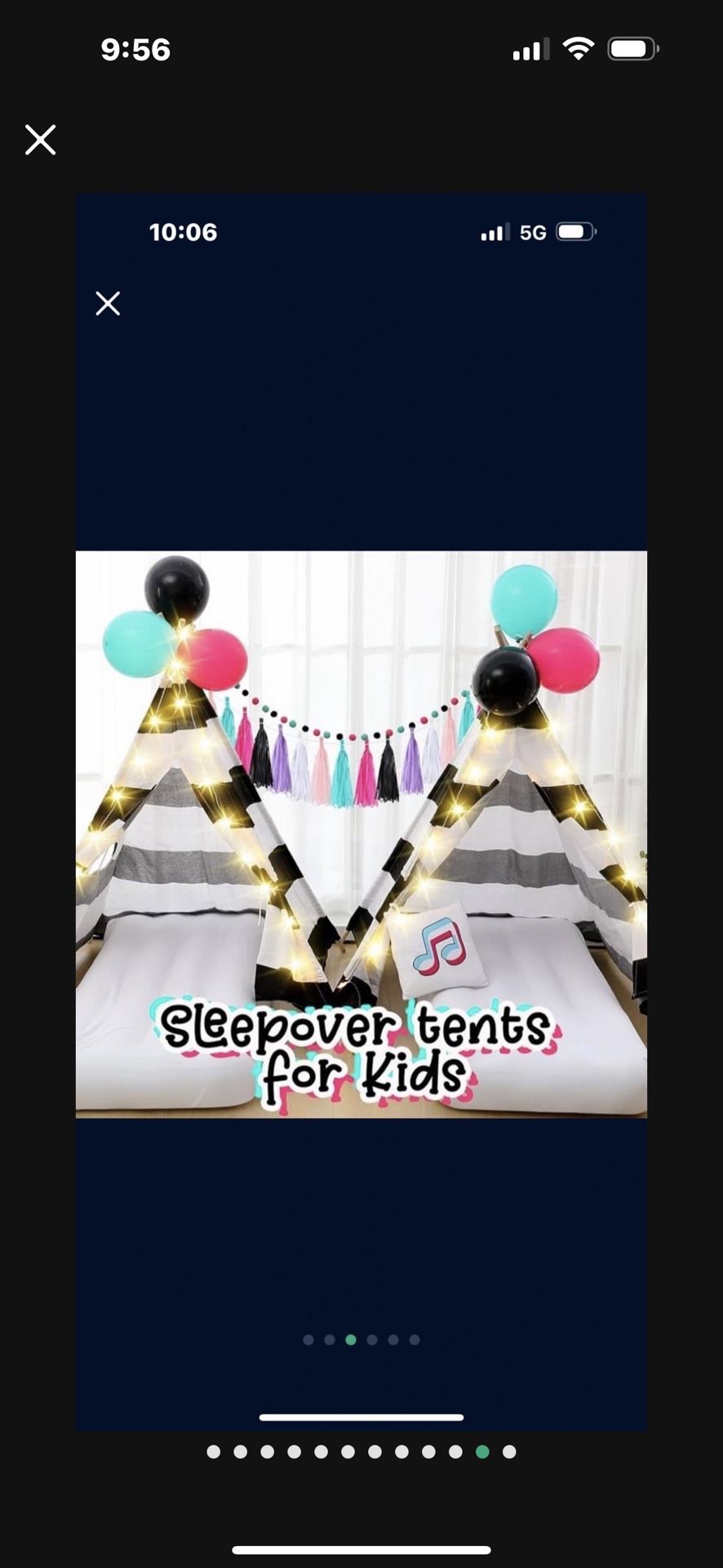 Kids Teepee Set Of 12