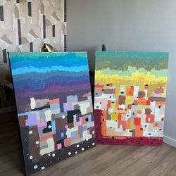 Vibrant Abstract Artwork — $200 Each