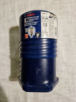 Brand New Bosch 4 in. Carbide SDS-Max Rotary Hammer Core Bit for Masonry and Concrete Drilling (2-Piece)