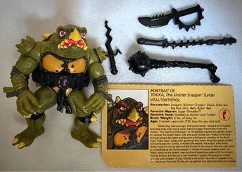 Vintage TMNT Movie Star Tokka Complete