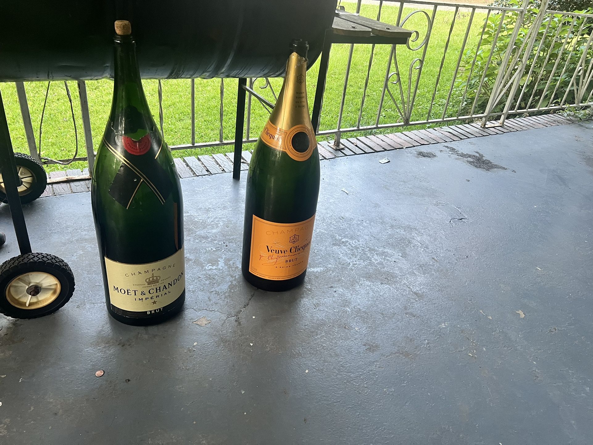 Giant Champagne Bottles (empty)