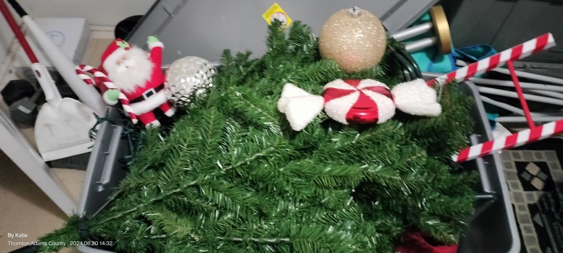 Christmas Tree, Decorations, Yard Deco, Lights