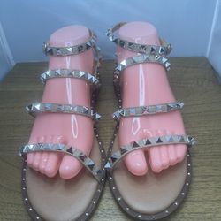 Steve Madden Women's Travel Flat Sandal -tan