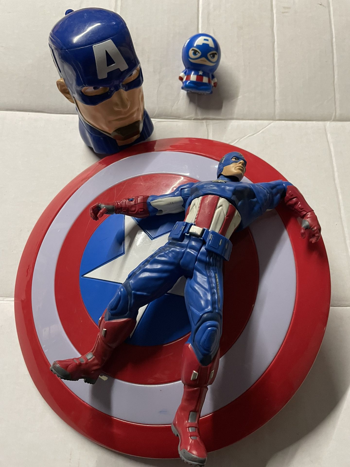 Captain America Action Figure & Shield