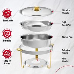 Chaffing Buffet Set X 6 