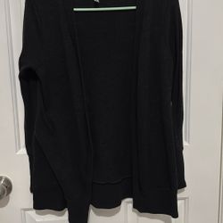 Black Cardigan Size Medium 