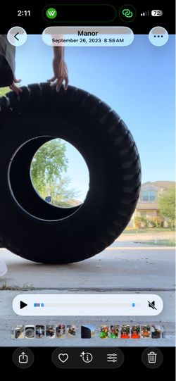Giant tractor tire
