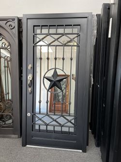 Handcrafted Iron Door 