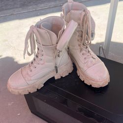 White Rave Boots