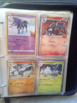 Pokémon TCG Card Lot – Spectrier, Houndoom, Lucario, Alolan Exeggutor