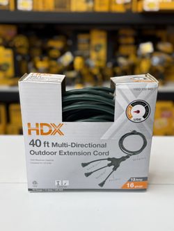 HDX 40 ft multidirectional outdoor extension cord