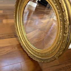 Antique Mirror real wood  -Estate Sale 