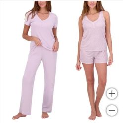 Live2Lounge Ladies 4piece Pointelle Lounge Set