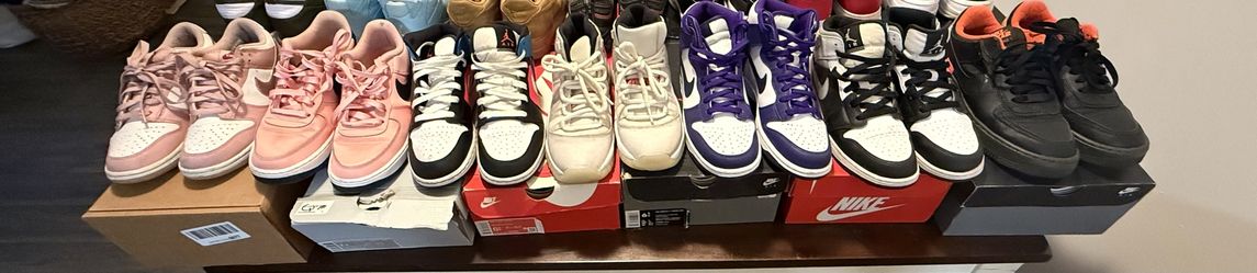 Jordan shoe collection womens size