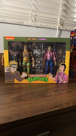 TMNT NECA Rat King vs Vernon