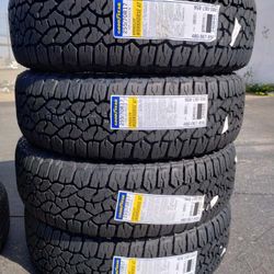 Tires New Goodyear Wrangler Trailrunner AT 255/70R17 $650Set Of Four Install Mount And Balance 