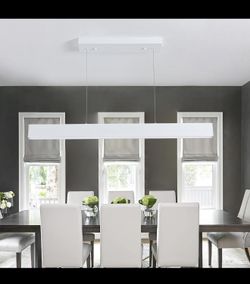 Dimmable Linear Chandelier, 41 Inch Modern LED Chandelier, 40W LED