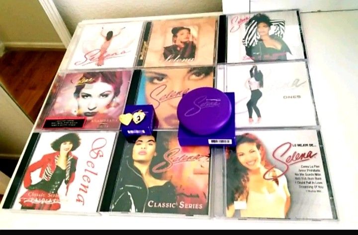 Selena CDs, Locket and Compact Lot