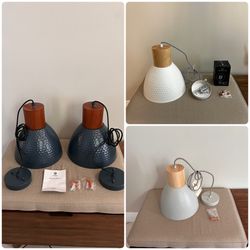 New Pendant Ceiling Lamp whit 💡 ($40 each )