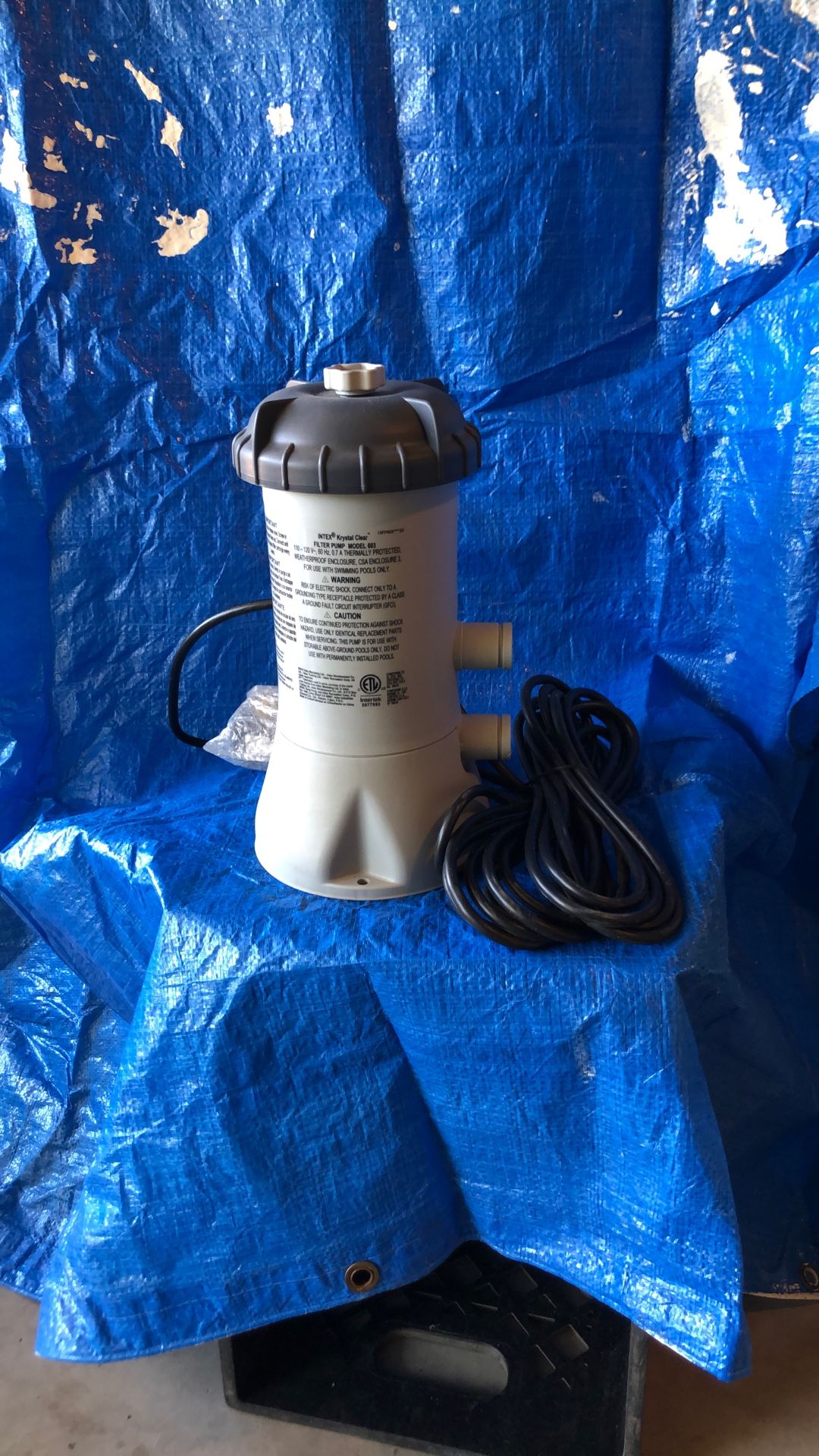Intex Model 603 Pool Pump
