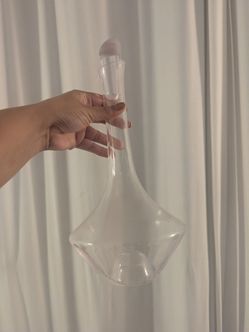 Decanter and rack
